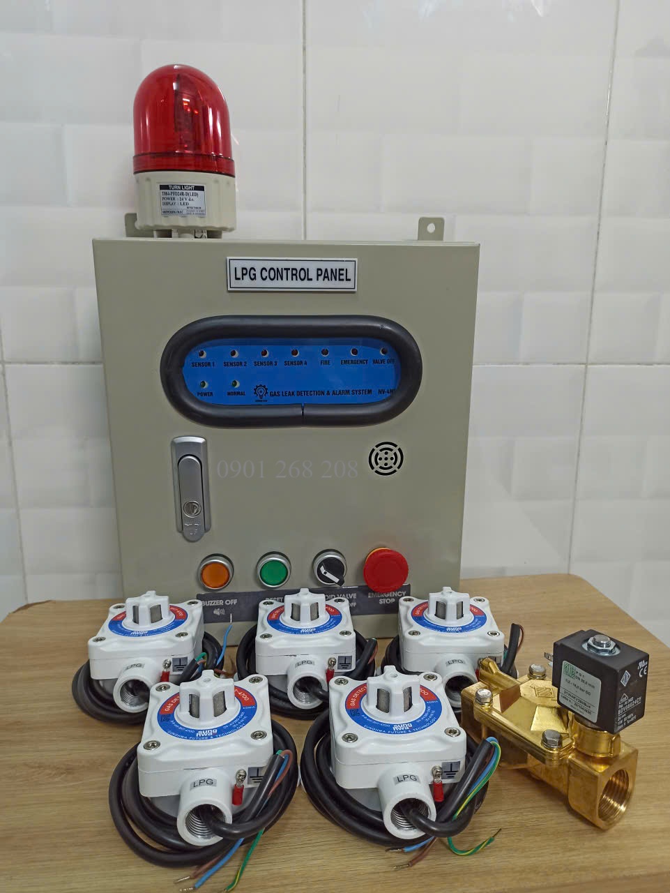 tu bao ro gas 5 kênh đầu dò SHT-4700
